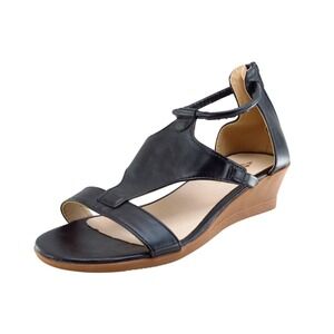 Jolimall Sz 9 M Black Gladiator Synthetic Women‎ Sandals